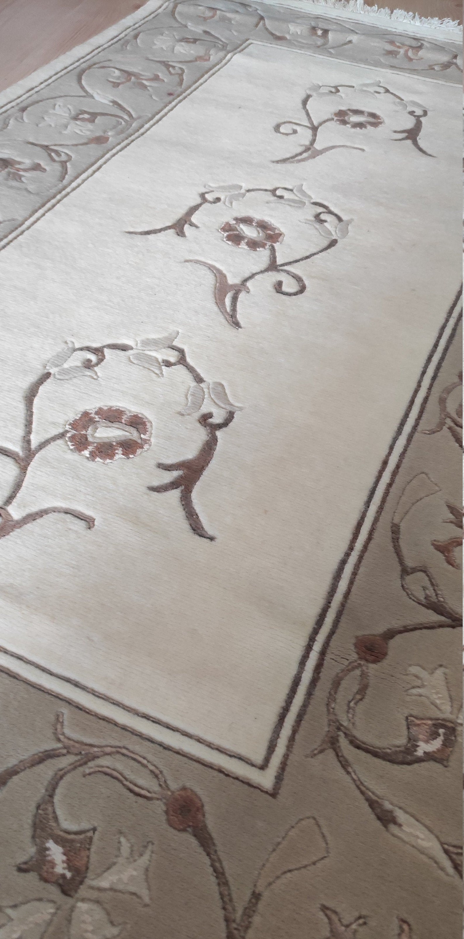 Silk Nepal Rug Traditional Nepal Ancient Carpet Hand Woven Etsy