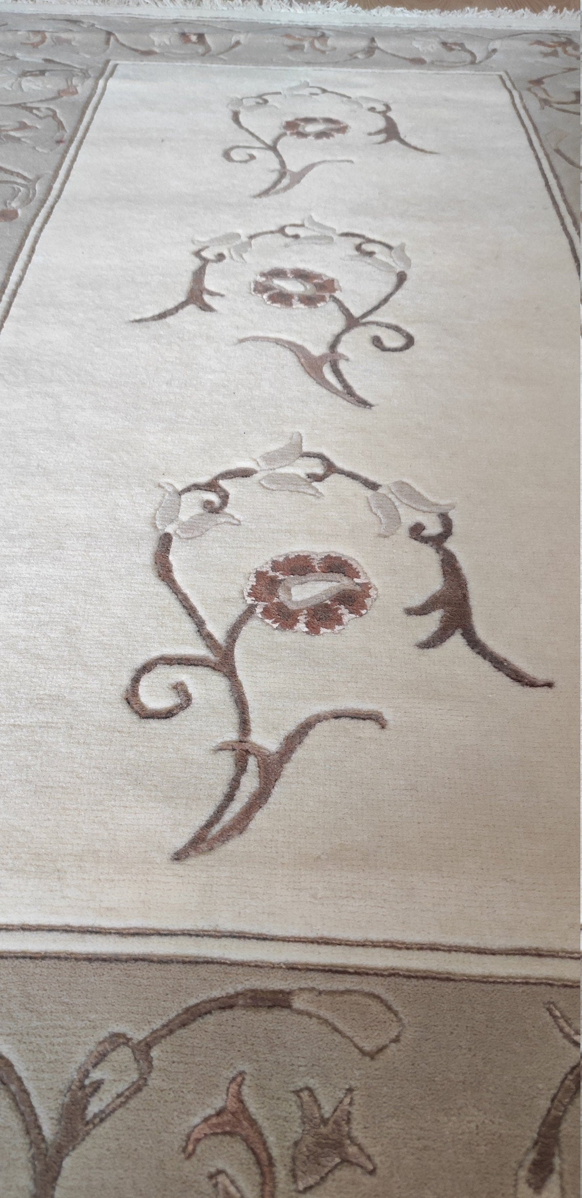 Silk Nepal Rug Traditional Nepal Ancient Carpet Hand Woven Etsy