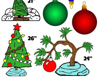 Cartoon Kids Christmas Characters UV Printed Yard Cards (F509FS)