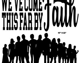 We've Come This Far By Faith Family Reunion (EZ Set) Yard Cards (F1506HS)