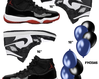 Shoes & Balloons Black/Blue Flair Yard Cards (F1435HS)