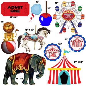 Carnaval/Circus Flair Yard Cards (F802HS)