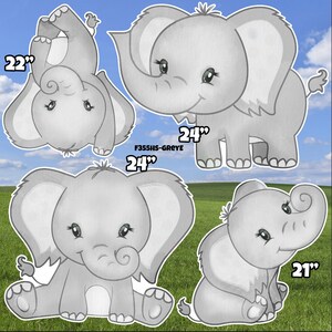 Cartes grey Elephants Yard (F355HS)