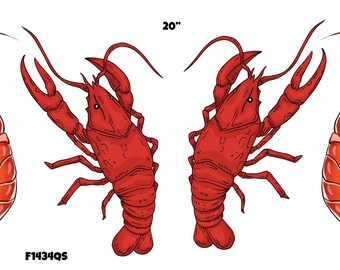 Shrimp & Crawfish Yard Cards (F1434QS)