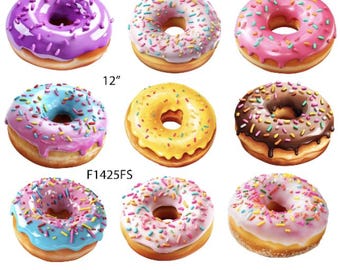 12" Donuts Realistic High UV Resolution Yard Cards (F1425FS)