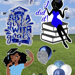 Graduation Flair Yard Cards - Etsy