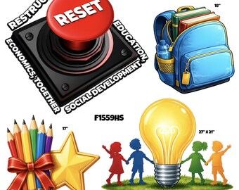 School Reset Yard Cards (F1559HS)