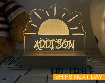 Table Lamp, Night Light, Personalized Night Light, Birthday Gift, Nachtlicht, Gift For Mothers