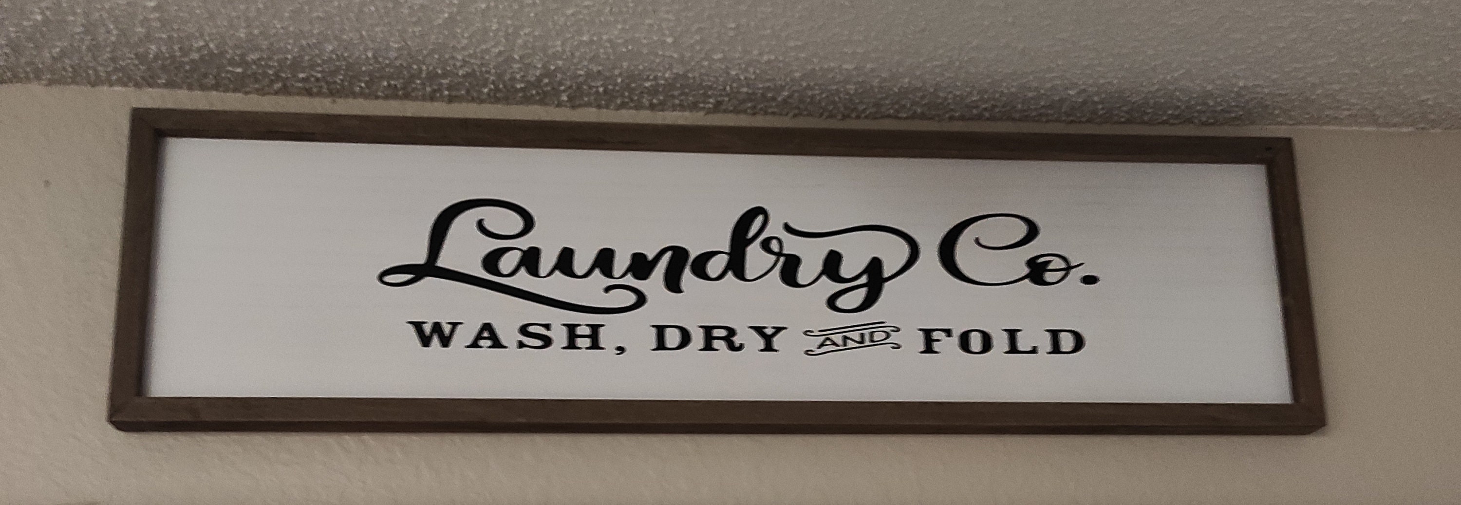 Handmade Wooden Laundry Sign Etsy