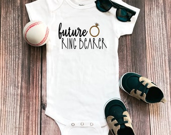 Traje de baño Gerber Onesie® para futura portadora de anillos - Propuesta de matrimonio