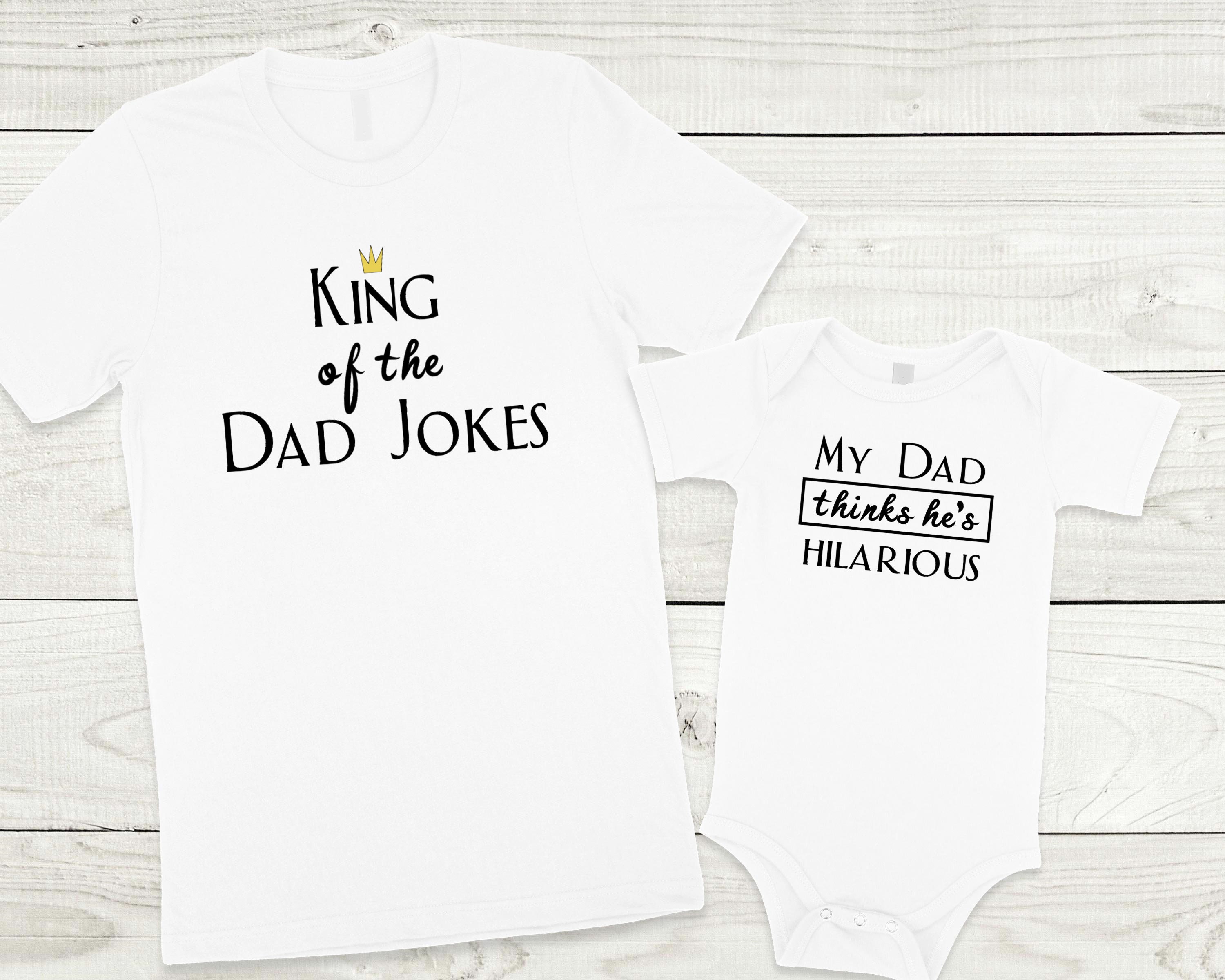 Dad Jokes Matching Shirts My Dad 