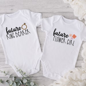 Future Ring Bearer/Flower Girl Onesie® | Ring Bearer/ Flower Girl Proposal | Ring Bearer Onesie® | Flower Girl Onesie® | Wedding Onesies®