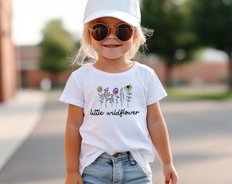 Little Wildflower Infant Shirt: Custom Birthday Gift