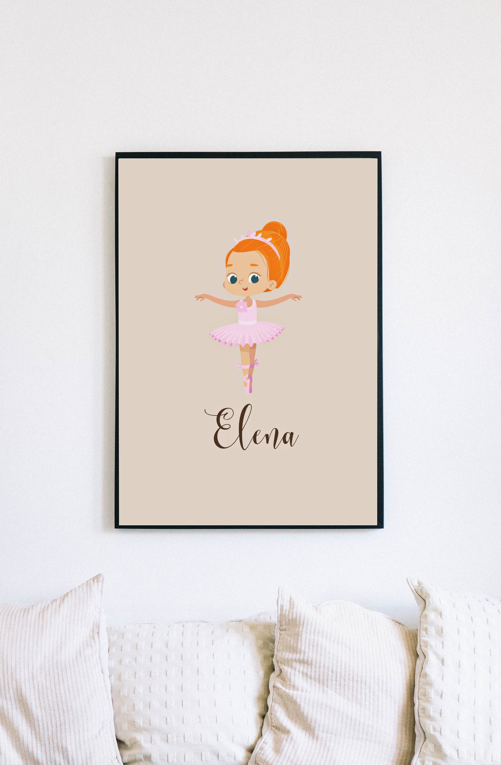 Ballerina. Wandkunst Kinderzimmer Dekor druckbar Ballett | Etsy
