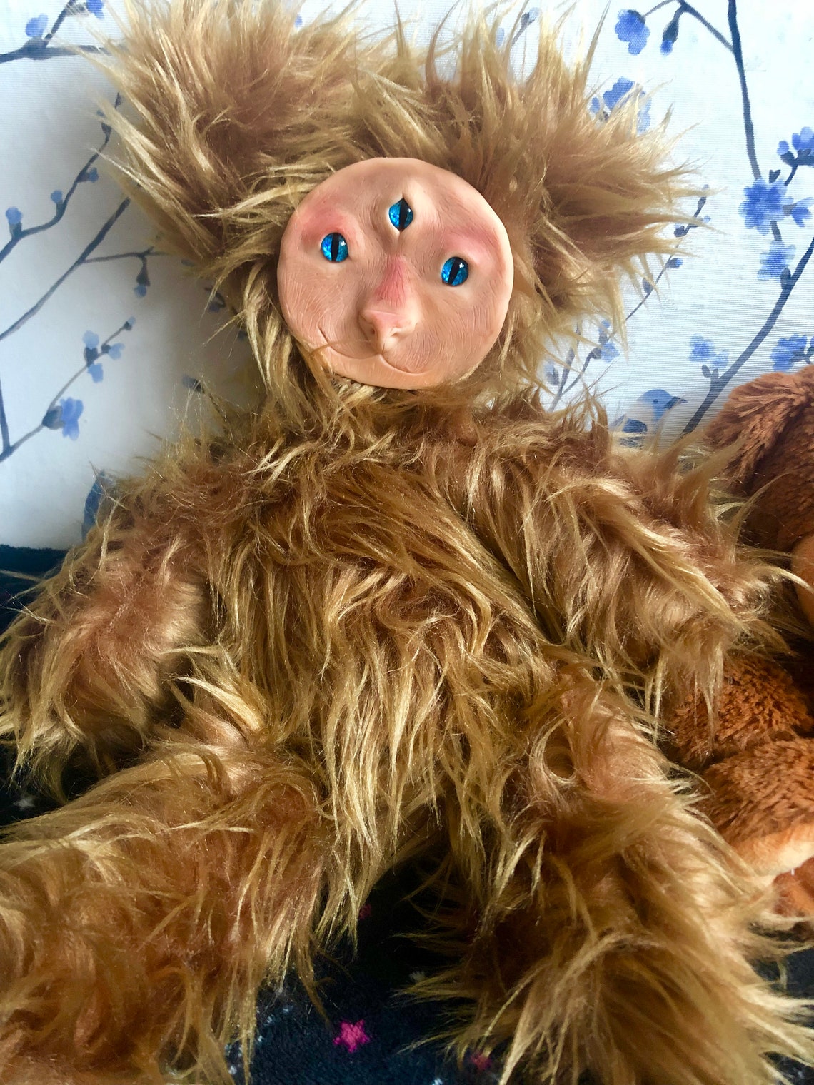 A fluffy soft fairytale spirit. Brownie art work Etsy