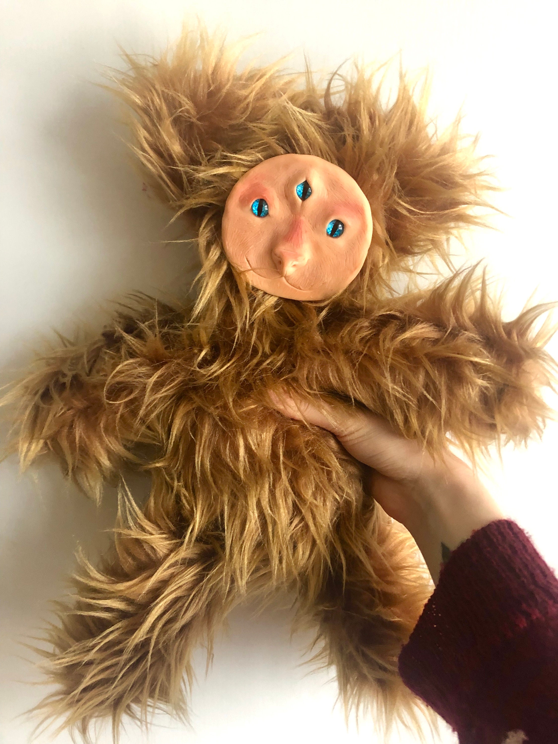 A fluffy soft fairytale spirit. Brownie art work Etsy