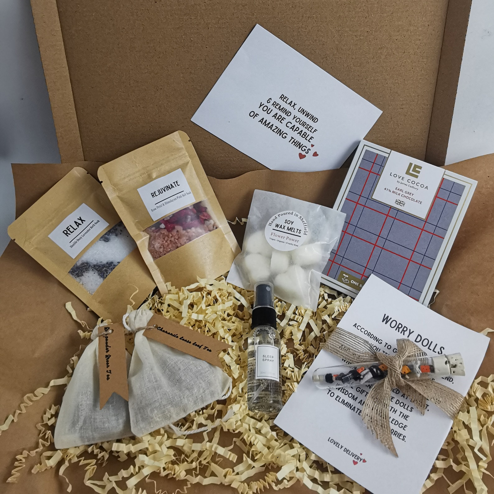 Care Box Self Care Box Thoughtful Gift cheer up gift Lovely Etsy