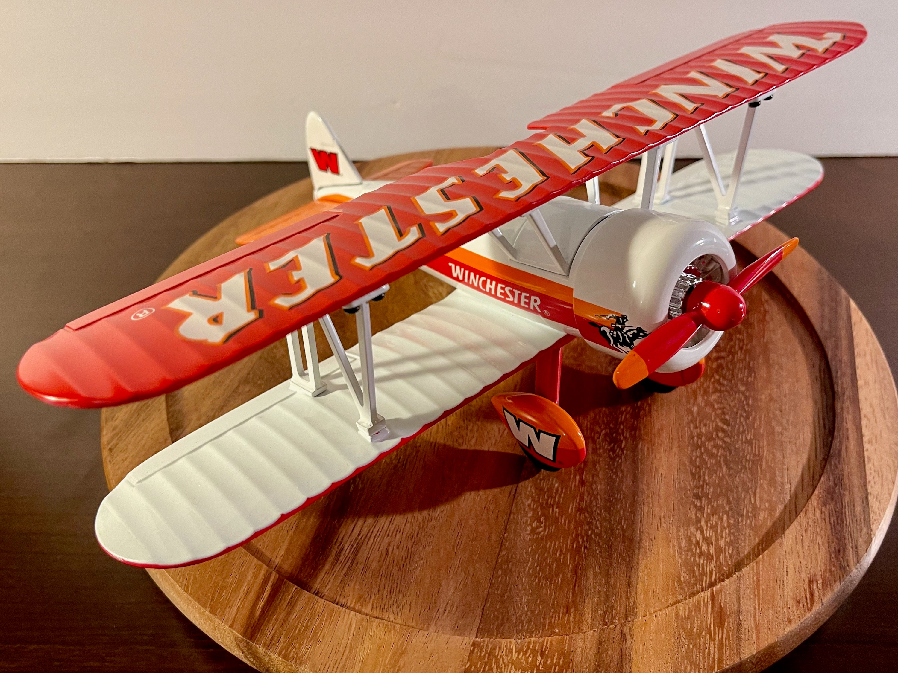 Winchester Stearman Biplane Coin Bank DieCast Metal ERTL - Etsy 日本