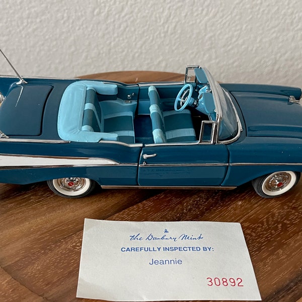 1957 Chevrolet Bel-Air Convertible | 1:24 Scale | Danbury Mint | Die Cast Metal
