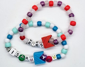 10 Kaskade "K" Kandi Beads