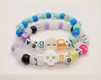 10 Skull Kandi Beads