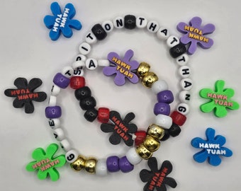 10 Hawk Tuah Kandi Beads/Charms