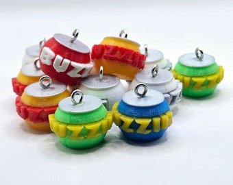 5 Buzzin Ball Kandi Charms
