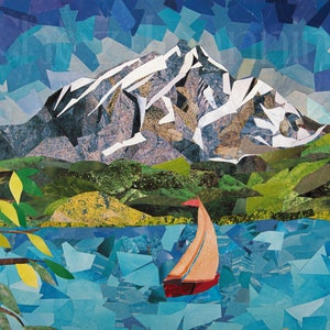 Paper Art: Mount Pilatus, Switzerland