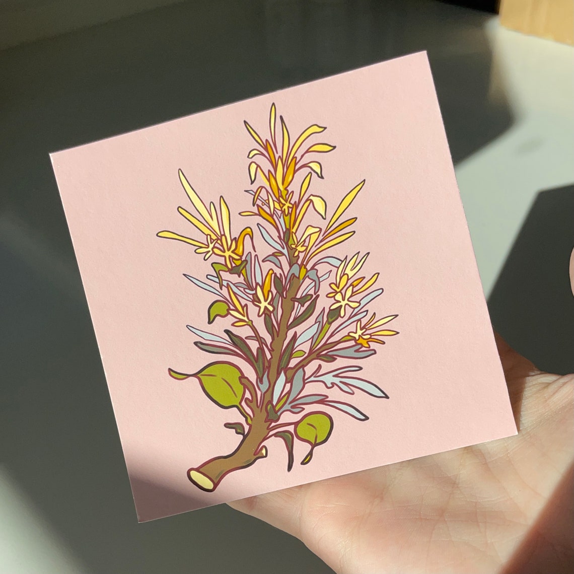 Sagebrush Print Big Sagebrush Art Nevada State Flower Etsy