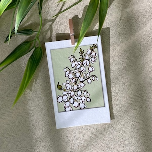 Yucca Print, Yucca Floral Illustration, New Mexico State Flower Artwork, Original Desert Art