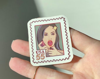 Jennifer's Body Sticker, Jennifer Check Fan Art, I Am A God, Clear Waterproof Sticker, Weatherproof