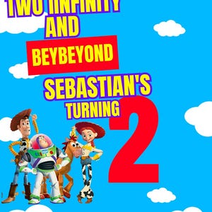 Editable Toy story Birthday invitations