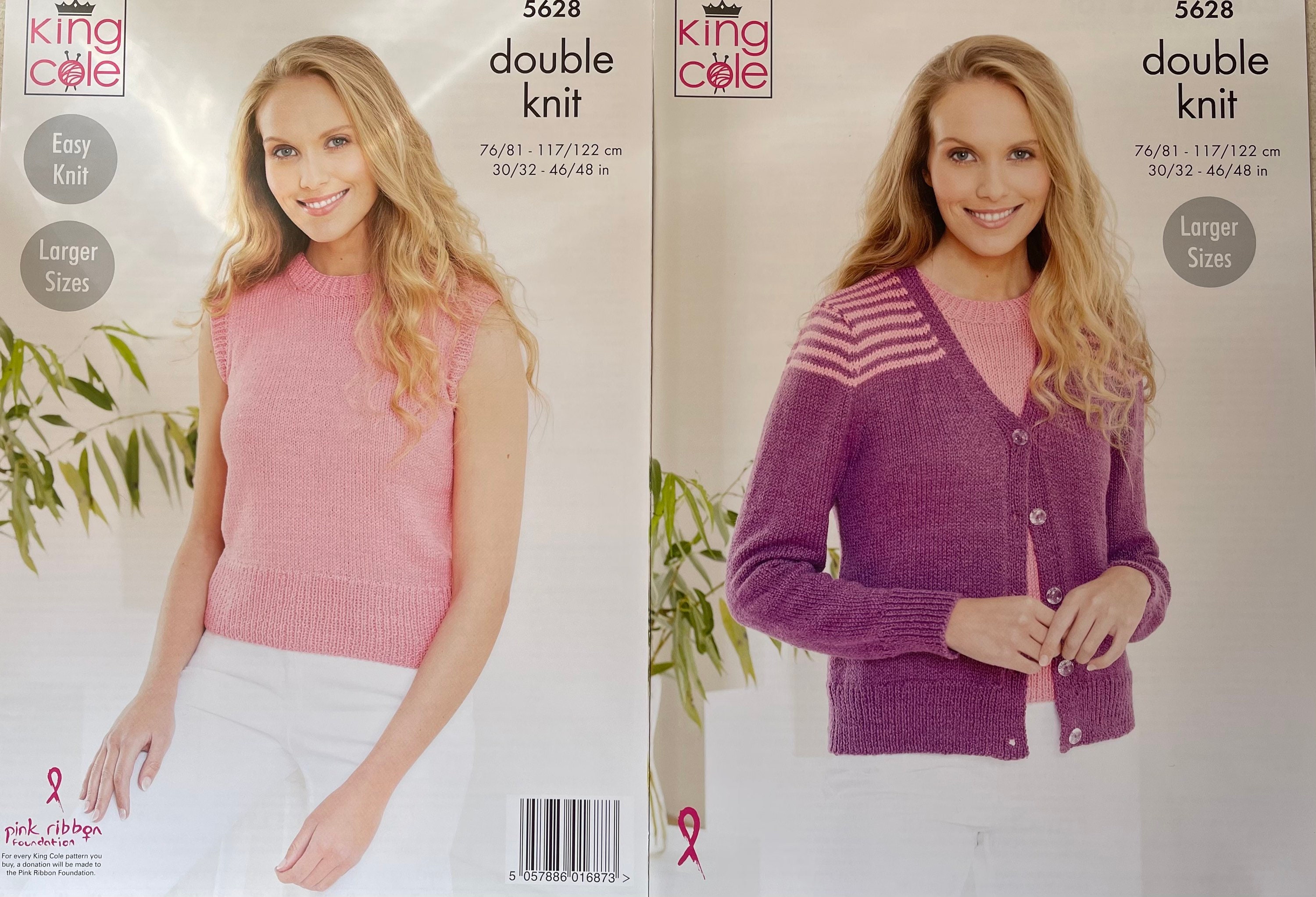 King Cole Double Knitting Pattern Finesse Cotton Silk Yarn Etsy