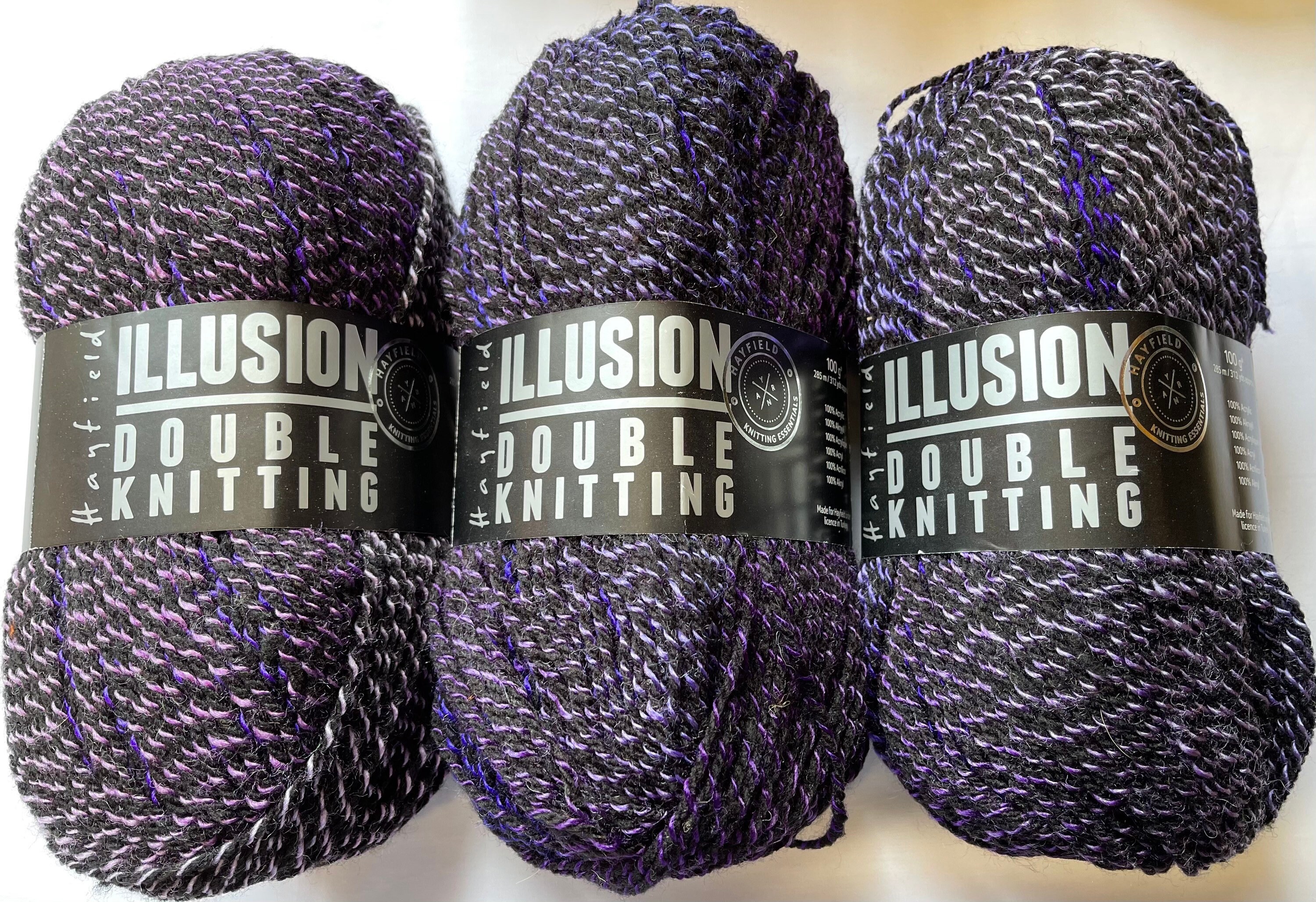 Hayfield Illusion DK Light Worsted Weight Yarn 302 Enchant Etsy