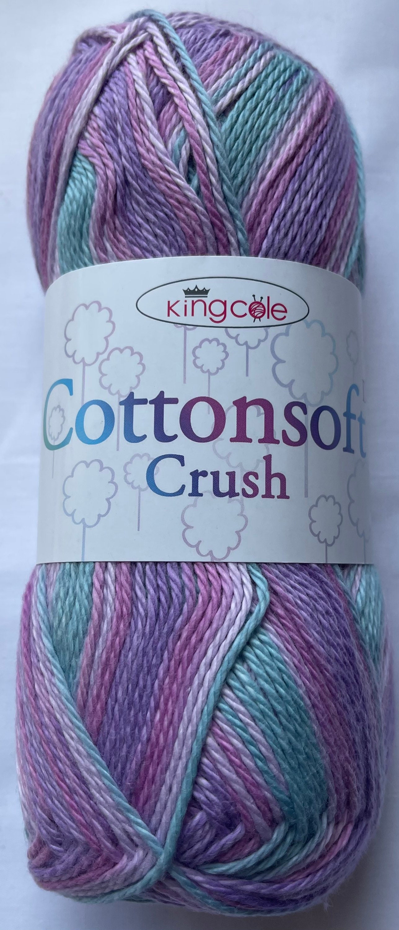 Cotton Yarn King Cole Cottonsoft Crush DK Light Worsted Etsy