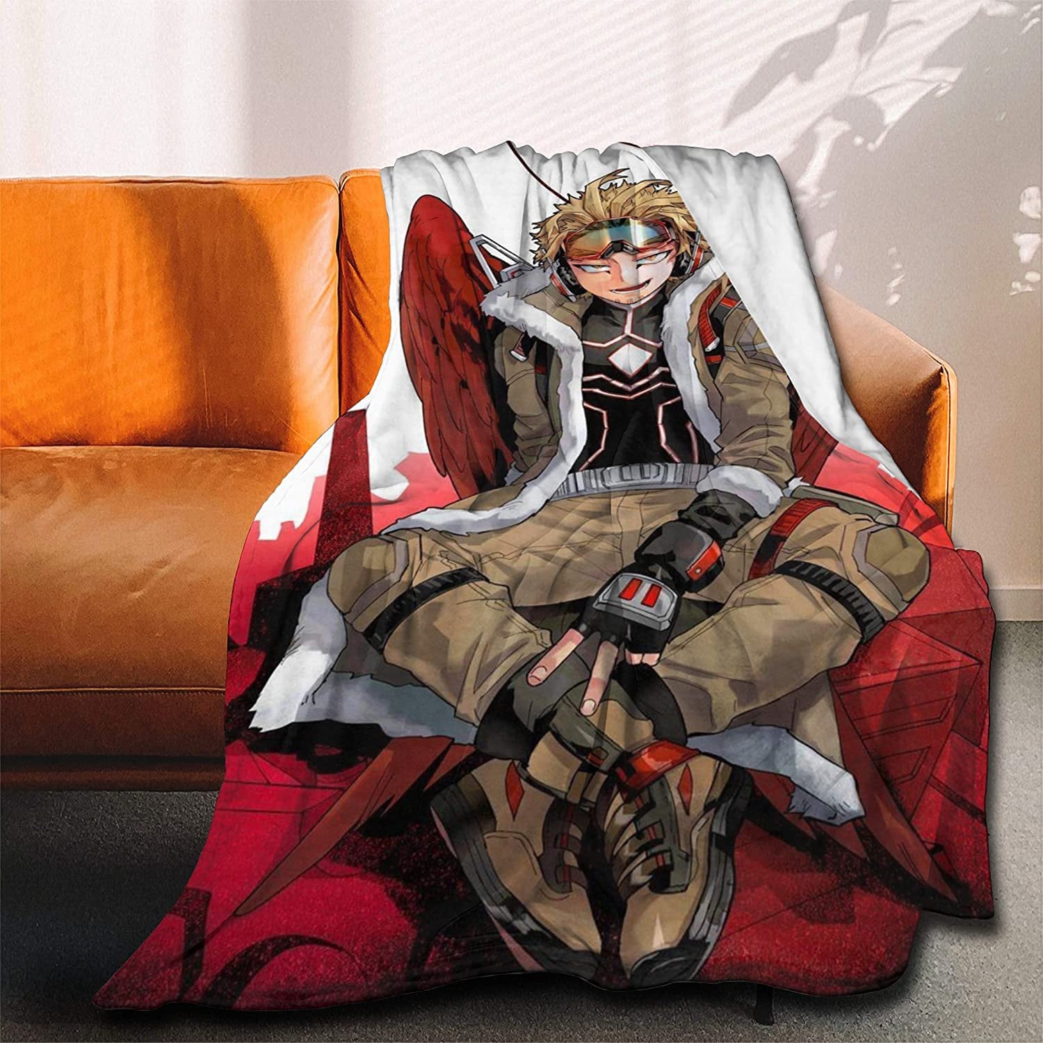 My Hero Academia Collage Anime BNHA Hawks Manga Throw Blankets Etsy