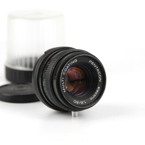 PENTACON  auto  Lens 1.8/50 fast lens  Mount M42  Lens DDR  Zenit Praktica