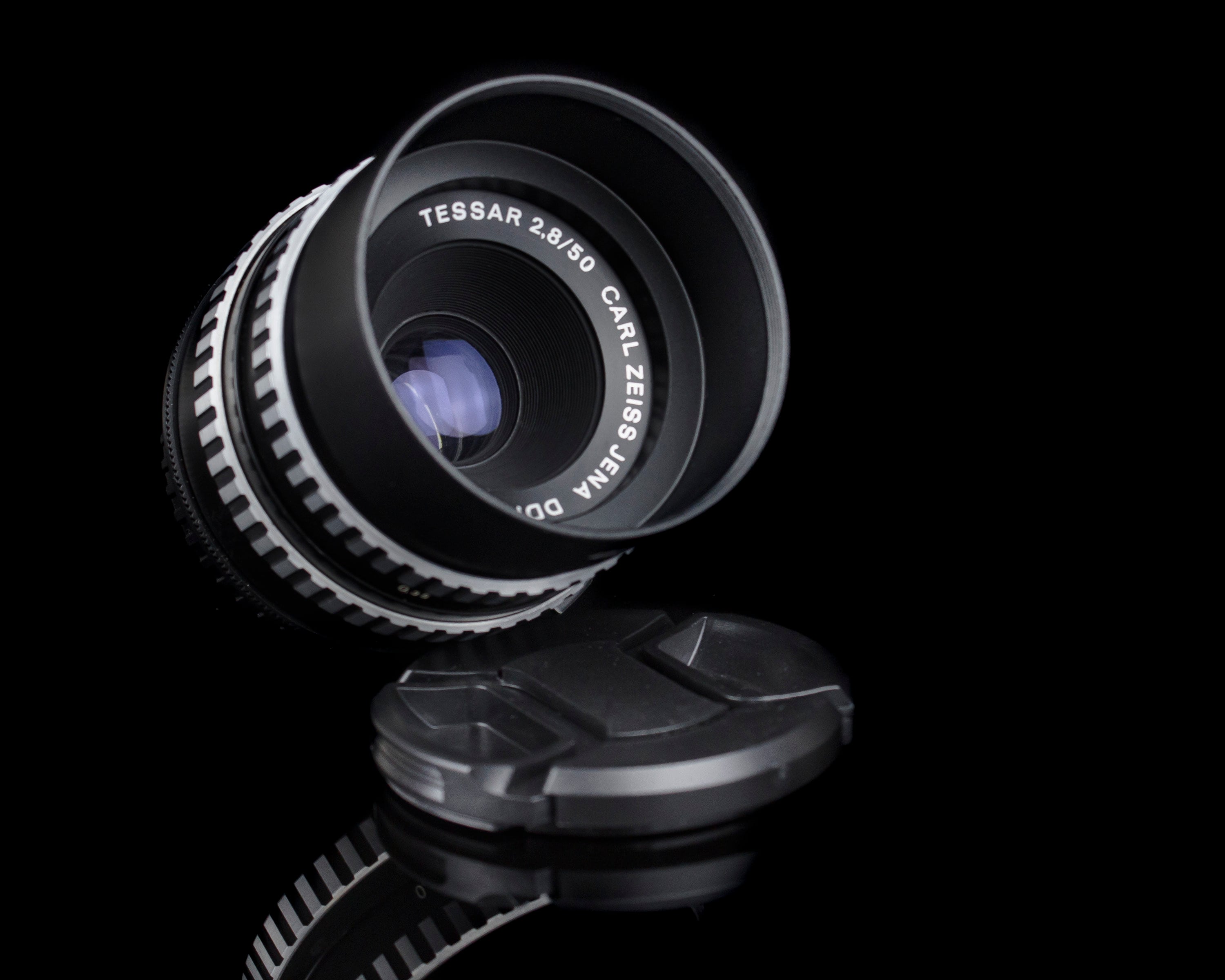 Carl Zeiss Jenna Tessar レンズ 2.8/50 マウント M42 - CANON 用 