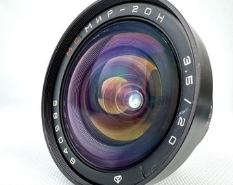Soviet Lens MC MIR - 20N 20mm F/3.5 Wide Angle Mount Nikon F - Etsy