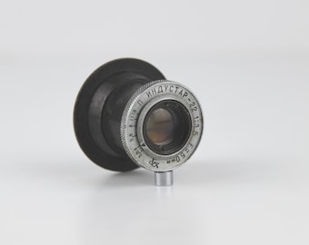 Objektiv INDUSTAR - 22 (3,5/50mm) Rote "P" linse leica Bajonett M39/L39