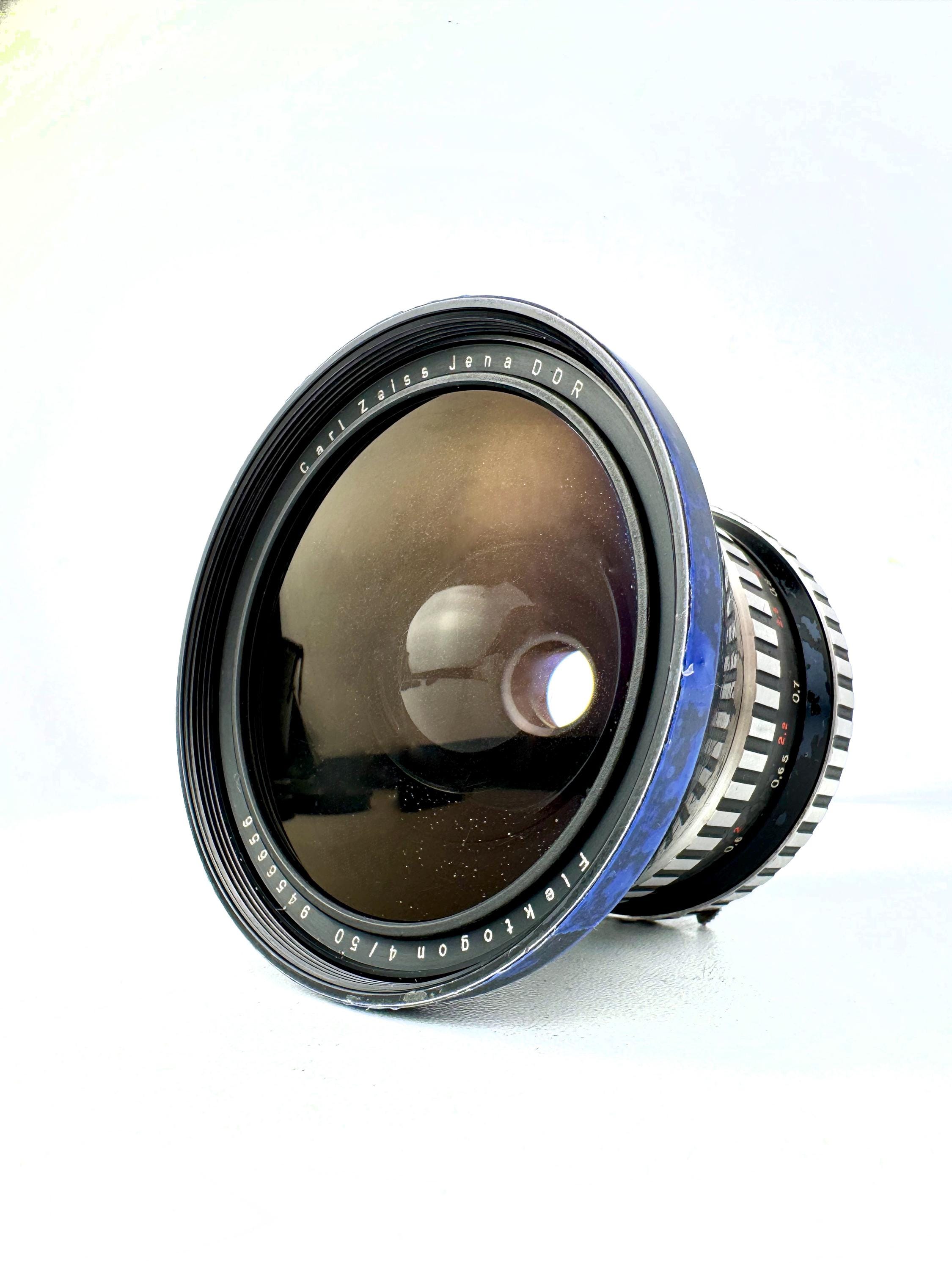 ビンテージ Carl Zeiss Jena Flektogon 50 mm f4 Zebra P6 広角レンズ