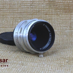 Lens Carl Zeiss Jena Tessar  (2.8 / 50)  Mount For camera Praktina