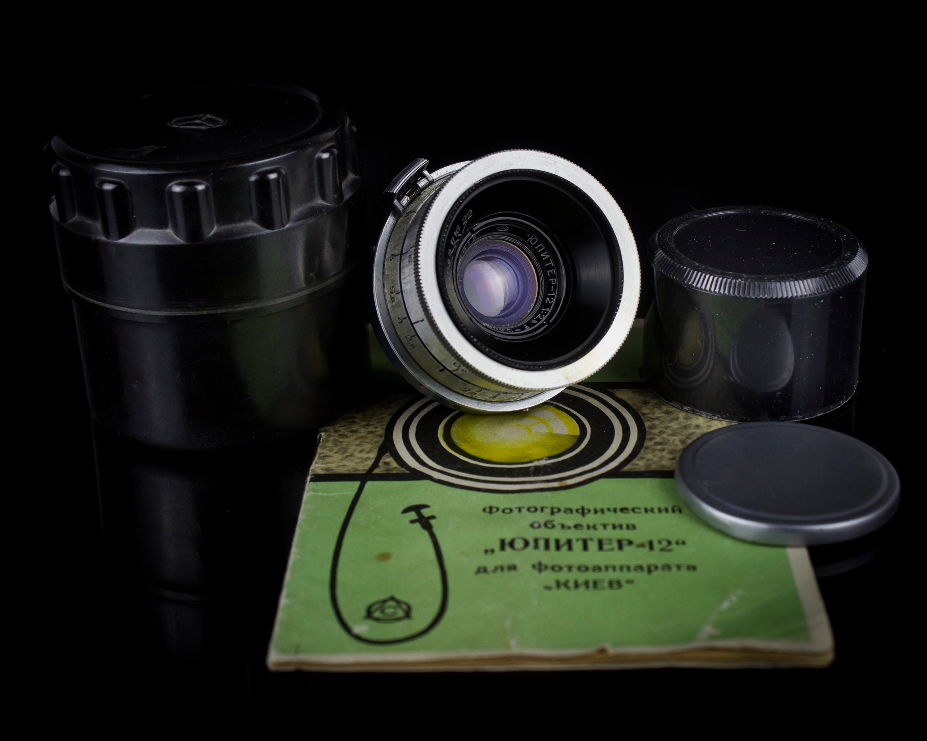 JUPITER 12 Soviet lens 1 2 .8 F = 3,5 cm Mount CONTAX Biogon