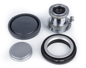 50 mm f/3.5 INDUSTAR - 22 ソビエトレンズ レッド P コピー ライカ