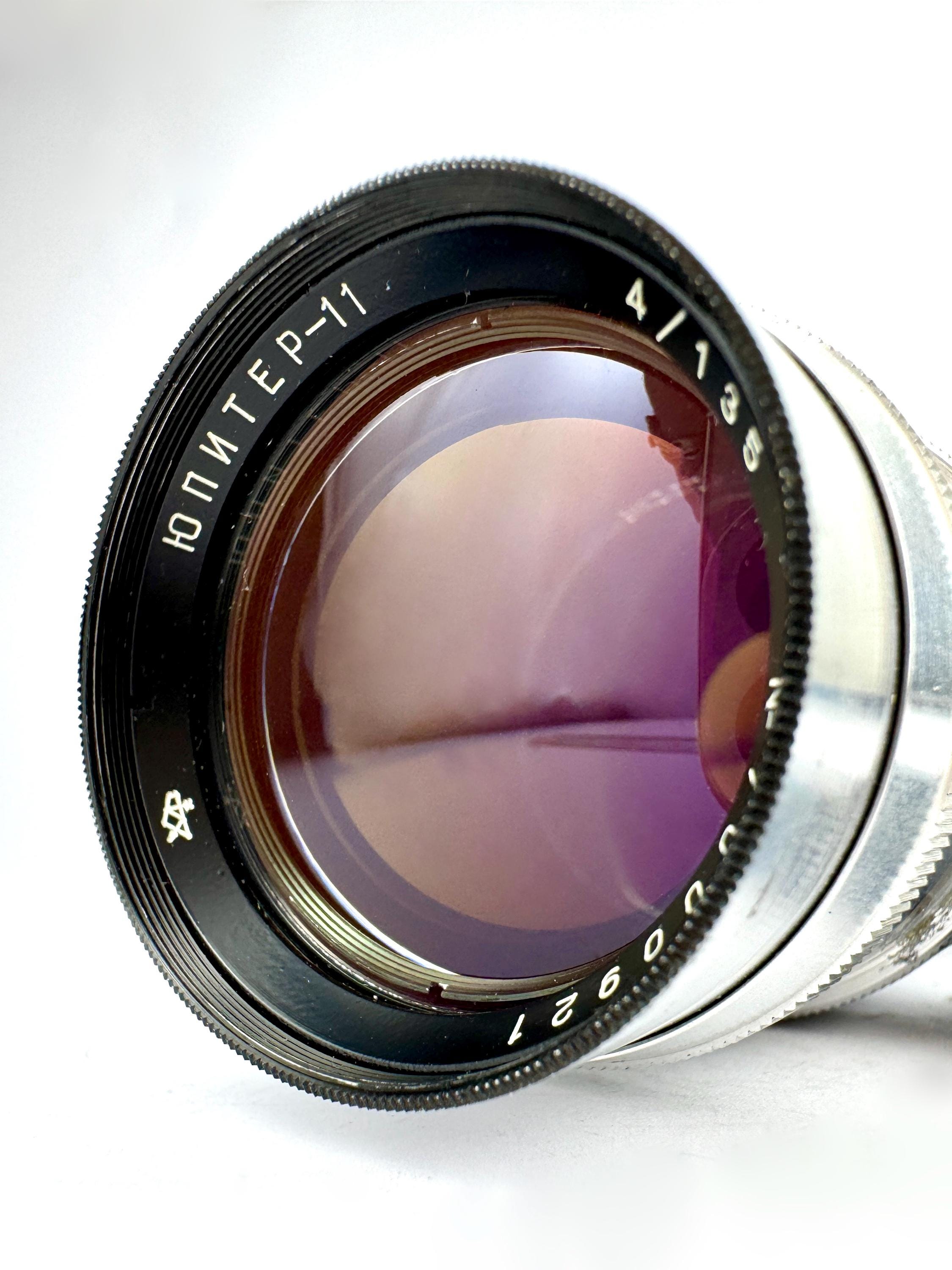 135mm F/4 JUPITER 11 Red P Lens Telephoto Mount M39 S/n 7000921 - Etsy