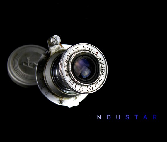 レンズ INDUSTAR - 22 ソビエトレンズ F3.5 / 50 mm コピー ライカ
