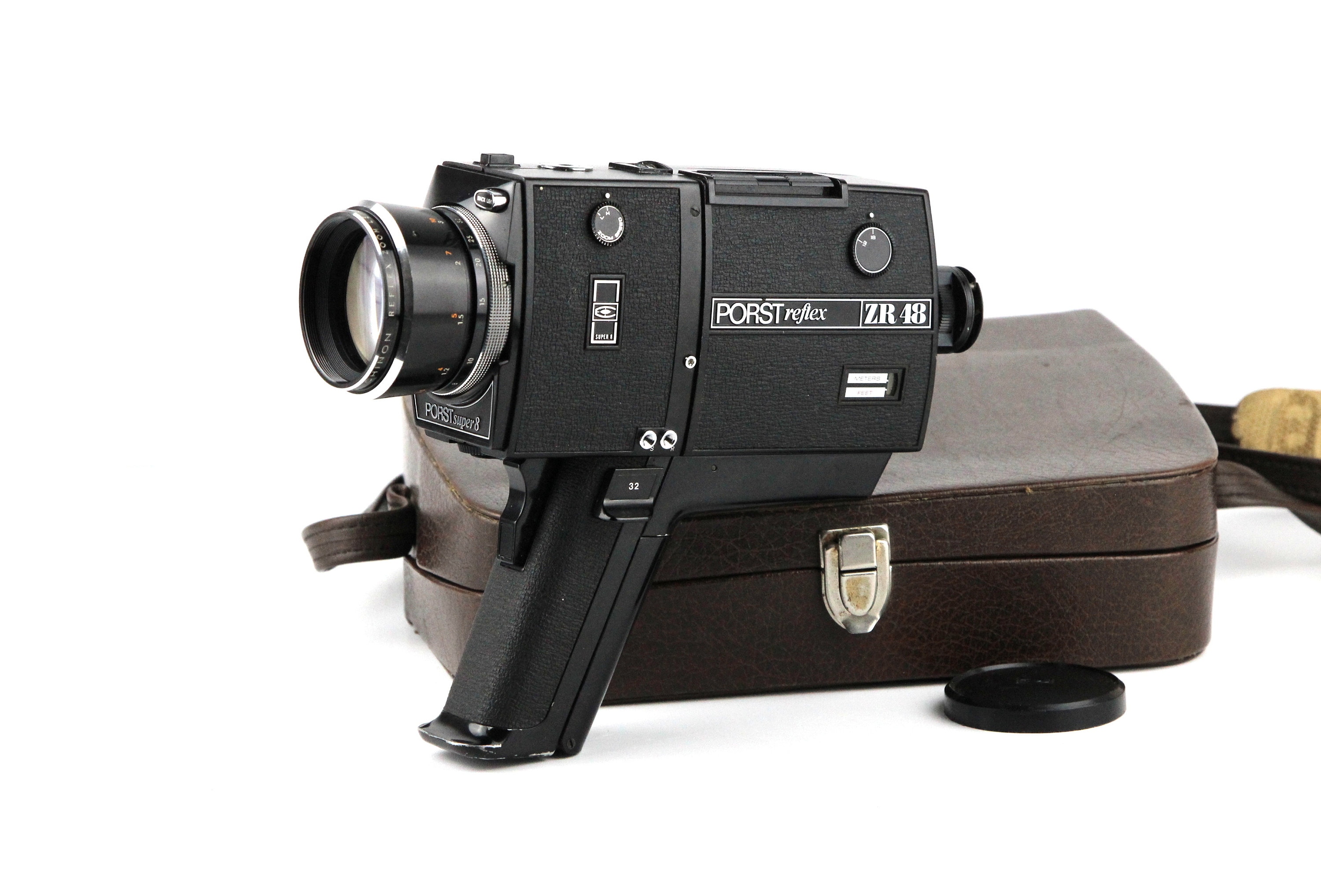 Vintage Chinon 872 Appareil photo argentique Super 8 à zoom