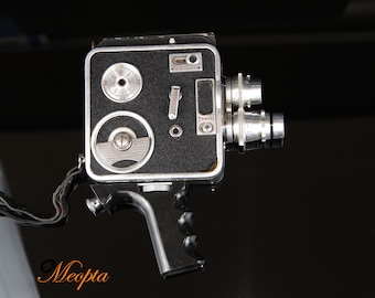 Film Cinema Movie Camera MEOPTA  ADMIRA A8lla 8mm Made in Czechoslovakia