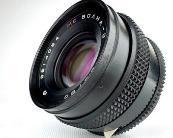 MC VOLNA - 3 ソビエトレンズ 80 mm f/2.8 Biotar 中判マウント