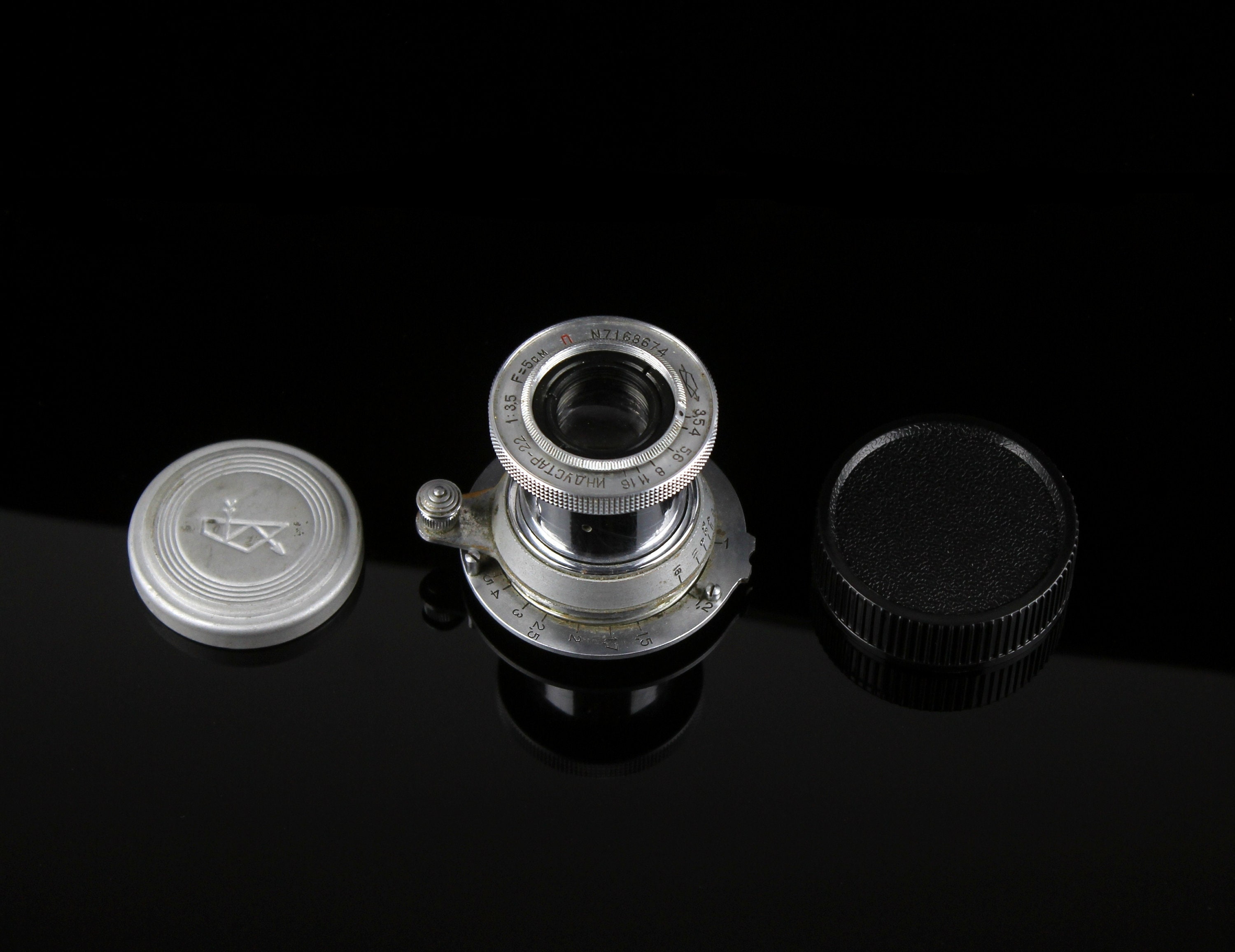 レンズ INDUSTAR - 22 ソビエトレンズ F3.5 / 50 mm コピー ライカ